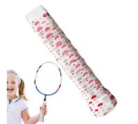 Generico Tennis Racket Grip Tape, Soft Racquet Overgrip, Polyester Ammonia Non-Woven Fabric, Anti-Slip And Sweat-Absorbent for Tennis, Badminton, Squash Rackets, Ideal for Beach Shots, 110x2.5 cm