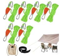 Generico Tent Cord Gripper Tensioner Heavy Duty Retractable Tie Down Cord