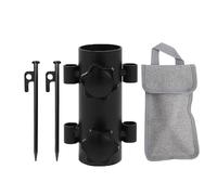 Generico Tent Pole Bracket - Camping Tent Fixing Device Ground Peg Holder | Outdoor Portable Tents Frame Tube Support | Accessory for Camping Fishing Hiking Tarp Awning Canopy Shelter Setup