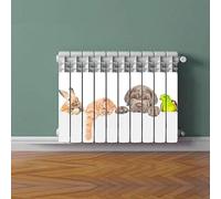 Generico Termosifone Funny Animals Rivestimento Adesivo Laminato Stickers Termosifone Wrapping Interior Design