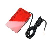 Generico Terza luce di stop F1 Style Rear 3rd Third Strobe Lampeggiante per Coda Freno Stop Luce Universale per Auto per Lampada di Segnalazione Accessori per(Rosso)