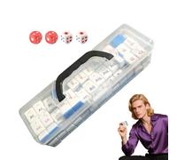 Generico Tessere Mahjong | Gioco Da Tavolo Strategico | Giocattoli Educativi Con Simboli Degli Elementi Chimici Per Famiglie e Amici In Compagnia