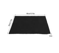 Generico Tessuto filtrante for purificatori d'aria HEPA, in 3 dimensioni, spessore 3 mm, colore nero, for condizionatori d'aria, carbone attivo, accessori(30x40CM)