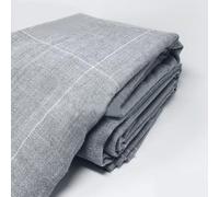 Generico Tessuto grigio per tufting per pistola per tufting e ago da punzonatura, tessuto primario per tufting in 100% poliestere, tessuto da ricamo con linee di misurazione bianche, 100 cm X 200 cm