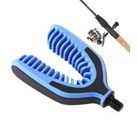 Genérico Testa con supporto per canna - Silicone 10,3 x 6,2 cm | Testina di Riposo facile da usare, Pescatori, familiari, amici, colleghi, appassionati | Ance di supporto, Relax, Avventure a