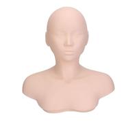 Generico Testa di manichino per la pratica del trucco, testa di allenamento per la pratica del trucco con massaggio multifunzione, manichino morbido manichino per cosmetologia bambola