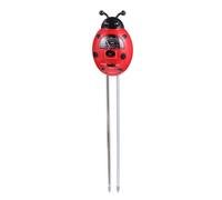 Generico Tester per Terreno a Forma di Coccinella 3 in 1, Kit per L'analisi del Suolo Senza Batterie, Strumento Portatile per Controllo umidità e qualità del Terreno, Adatto per Orti,