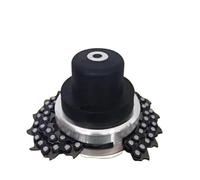 Generico Testina di Ricambio Universale for Tosaerba, Parti di Ricambio for Lame for decespugliatore in Metallo al Manganese, Testina di potatura for Giardinaggio Rossa/Nera(2pcs Black)