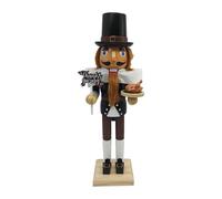 Generico Thanksgiving Nutcracker Figures - 3.94x3.35x14.17inch Autumn Holiday Decor for Harvest Celebration, Living Room Display with Festive Ornament, Kitchen Shelf for Seasonal Home, Painted Resin
