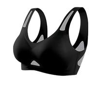 Generico The Anti Sagging Breast Bra, Saralush Aerisoft - Ultimate Breathable Comfort Bra, Ultimate Breathable Comfort (Black,XL)