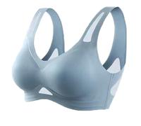 Generico The Anti Sagging Breast Bra, Saralush Aerisoft - Ultimate Breathable Comfort Bra, Ultimate Breathable Comfort (Blue,XXL)