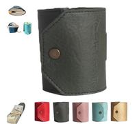 Generico The Cash Wrap Wallet, Handy Purse Bands with Magnetic Clasp, Fast Cash Access Money Holder for Cash, Small Compact Luxury Pocket Wallets, Fashionable and Elegant (GREEN)