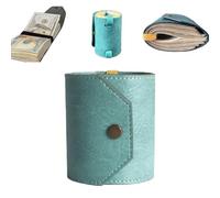 Generico The Cash Wrap Wallet,Leather Wallet Cash with Magnetic Bands,Fast Access Money Holder,Minimalist cash Stuffing wallet for Bills,Travel Card Outdoor Travel Family (A)