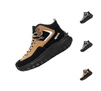Generico The First Young Hiking Shoes, The First Young Hiking Shoes, Puncture Proof Non Slip Breathable Safety Boots for Men (Khaki,39.5)