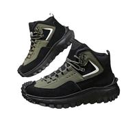 Generico The First Young Shoes Men, Thefirstyoung Steeltoe Boots, Mens Outdoor Hiking Safety Work Boots (dark green,47)