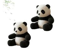Generico The Pandy - Emotional Healing on Demand,Pandy Paws Plush - Weighted Cuddly Soft Toy That Hugs You Back, Ultra-Soft Fur, Calming Comfort, Panda Teddy, 25 cm/10 in (2pc)