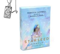 Generico The Starseed Oracle - Pocket Edition, Cardstock, ideale per i principianti, include carte e collana