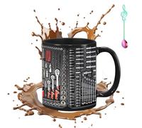 Generico The Ultimate Mechanic's Toolbox Mug, 11Oz The Ultimate Mechanic's Toolbox Mug, Tool Box Tea Cup Funny, for Birthday Christmas Thanksgiving Anniversary (1PCS-F)