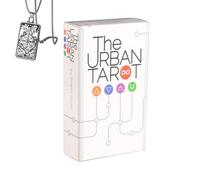 Generico The Urban Tarot - Pocket Edition, carta rame, ideale per i principianti, include carte e collana