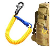 Generico Theftproof Stretch Key Chain -Theftproof Lanyard, Retractable Coil Spring Strap, Safety Rope for Cellphone Keys Durable Accessory for Bags And Wallets, Universal Use, Multi Color