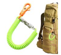 Generico Theftproof Stretch Key Chain -Theftproof Lanyard, Retractable Coil Spring Strap, Safety Rope for Cellphone Keys Durable Accessory for Bags And Wallets, Universal Use, Multi Color