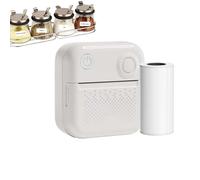 Generico Thermal Label Printer | Wireless Portable Labeler with 1 Roll Paper | Rechargeable Desktop Printer for School, Home, Travel | Compact and Efficient Label Maker