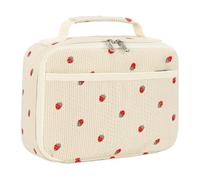 Generico Thermal Leak-Proof Holder With Containers Portable | Cute Lunch Bag | Insulated Lunch Bag | Leak-proof Box Corduroy For Travel Beach Picnic Work Kids Boys Girls Adults Men
