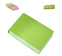 Generico Thickened Color Brick Notebook,A5 Super Thick Hardcover Journal, 720 Pages Colors Brick Book, 80GSM Bleedproof Paper, Solid Color Diary Planner for School Office Travel (Green)