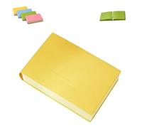 Generico Thickened Color Brick Notebook,A5 Super Thick Hardcover Journal, 720 Pages Colors Brick Book, 80GSM Bleedproof Paper, Solid Color Diary Planner for School Office Travel (Yellow)