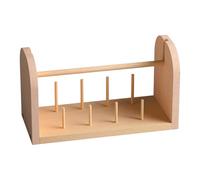 Generico Thread Spool Holder, Wooden Yarn Spool Rack, Thread Storage Stand, Embroidery Thread Organizer for Sewing, Quilting, Craft Room Organization