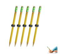 Generico Threaded Pencil for Adhd, Silent Sensory Tool For Stress Relief, with a Sliding Nut That Moves and Small Eraser Tip, for School, Office, Home (5 pcs)