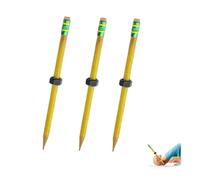 Generico Threaded Pencil for Adhd, Silent Sensory Tool For Stress Relief, with a Sliding Nut That Moves and Small Eraser Tip, for School, Office, Home (3 pcs)
