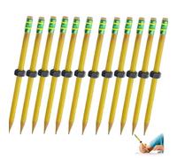 Generico Threaded Pencil for Adhd, Silent Sensory Tool For Stress Relief, with a Sliding Nut That Moves and Small Eraser Tip, for School, Office, Home (12 pcs)