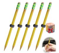 Generico Threaded Pencil for ADHD, Threaded Fidget Pencil for ADHD & Anxiety, Silent Sensory Tool with Sliding Nut for Stress Relief - Perfect in School, Office, and Home (5PCS)