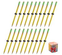 Generico Threaded Pencil for ADHD, Threaded Fidget Pencil for ADHD & Anxiety, Silent Sensory Tool with Sliding Nut for Stress Relief - Perfect in School, Office, and Home (20PCS)