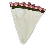 Generico Throw Blanket For Bed - Crochet Flower Blanket Bouquet Shape, Couch Blankets | Soft Knitted Art | Romantic Home Bedding Decoration For Sofa Bedroom Dorm Living Room Napping