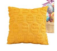 Generico Throw Pillow Covers - 45x45cm Egg Print Soft Pillowcase | 128 G Polyester Easter Throw Pillow Covers For Couch Sofa Home Living Room Holiday Farmhouse Indoor Bedroom