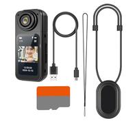 Generico Thumb Camera, Portable Body Camera with Audio Video Recording, Compact Hands- Wearable Camcorder, HD Mini Sports, 1-Pack Black, for Travel Pet Walking Baby Monitoring Cycling