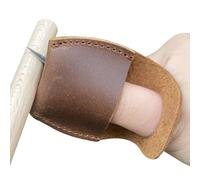 Generico Thumb Guard, Wood Carving Leather Finger Protector, Handcrafted Safety For Whittling, Carpentry & Woodworking, Essential Carving Accessory Men, 1.38x0.98x0.39 Inch