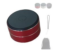 Generico Thumpy Speaker, Thumpy Mini Bone Conduction Bluetooth Speaker with Suction Cup, Portable Wireless Stereo Sound, Waterproof for Travel and Outdoor (Red)