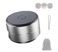 Generico Thumpy Speaker, Thumpy Mini Bone Conduction Bluetooth Speaker with Suction Cup, Portable Wireless Stereo Sound, Waterproof for Travel and Outdoor (Silver)