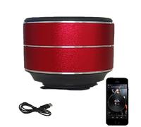 Generico Thumpy Speaker, Thumpy Mini Bone Conduction Bluetooth Speaker with Suction Cup, Waterproof compact small speaker, for home, shower, travel (Red)