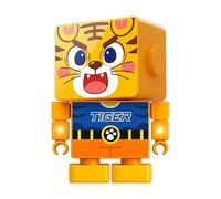 Generico Tiger Dancing Toy, Cute Funny Light, Authentic Interactive Animal Toy, Battery Powered Design, for Boys Girls Pretend Play Learning Game Birthday Party Home Fun Entertainment