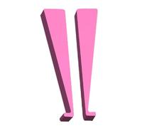 Genérico Tilting Wedge per Desktop, portatile Riser, Assalto del computer | Piedi rialzati Che non sono di scorrimento per la casa, la scuola, l'area di lavoro e