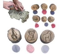 Generico Timbri Animali Giocattoli Educativi, Stampini per Impronte | Timbri Orme Animali Per Bambini Per Bambini Premi Mestieri Scrapbooking Forniture