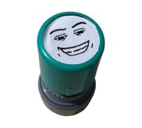 Generico Timbro Divertente per Insegnanti Scuola Primaria con Emoji Faccine, Sigillo Cartone Animato Robust per Incoraggiamento Studenti Compiti e Diari, Design Portatile e Regalo (B)