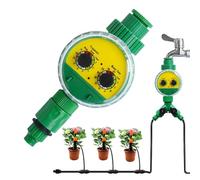 Genérico Timer per irrigazione - Abs 12 cm | Giardino giornaliero automatico 16x, irrigazione di durata di frequenza per prato da tetto, funzionamento semplice: soluzione conveniente per tutti gli