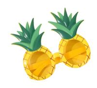 Generico Tinted Sunglasses, Pineapple Eyeglasses, 6.3 Inches Portable Lightweight Fun Novelty Frame with UV Protection, Sun Eyeglass for Summer, Pool Party, Beach, Photo Booth, Travel