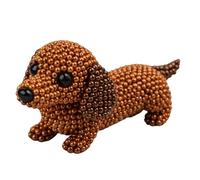 Generico Tiny 3D Beaded Animal DIY Kit, With Colorful Beads And Instructions, 4 Cute Designs, Handmade Bead Art Mosaic Kit For Beginners & Craft Enthusiasts, Craft Lovers (Pet And Forest Friend)