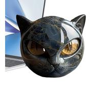Generico Tiny Cat Figurines, Resin Mini Sculptures, 3.14in Animal Decoration Statues, Hand Painted Details, Compact Authentic Resin for Bedroom, Shelf, Entryway, Tabletop, Holiday, Display
